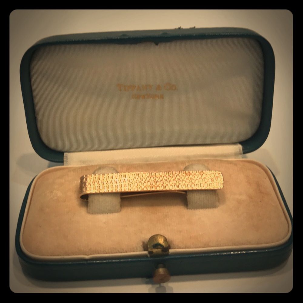Genuine Tie Bar by Tiffany &Co 14k